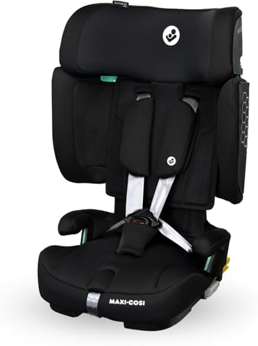 Maxi Cosi Nomad XL Plus, Silla Coche Evolutiva, 15 Meses a 12 Años, 76 150 cm, Silla Coche Plegable de Viaje, Protección contra Impactos Laterales G CELL, Bolsa de Viaje, Authentic Black