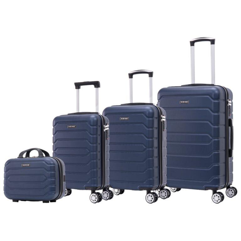 Conjunto de Maletas de Viaje Elegantes: Carcasa Ligera de ABS, Cerradura Numérica, 4 Ruedas Giratorias 360°, Asa Telescópica de Aluminio Juego de Maletas Set Trolley Maleta Cabina (6990 M008 8001 8002 8008 6020 D7) | Miravia