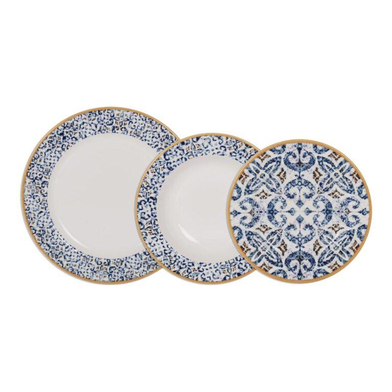 Santa Clara – Vajilla 12 Piezas Colección Villaboa – Duradera y Elegante, Resistente a Rayones, Versátil para Cualquier Ocasión – Calidad Premium | Miravia