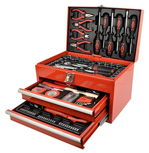 Mannesmann M29066   Caja de herramientas equipada con 155 piezas