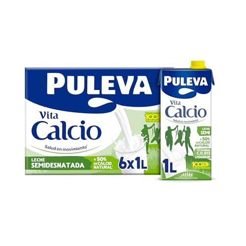69% DESCUENTO Leche Puleva Vita Calcio Semidesnatada brik 1L Caja 6 litros