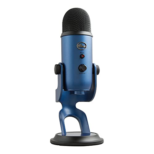39% DESCUENTO Logitech for Creators Blue Yeti Micrófono Condensador USB para Grabación, Streaming, Gaming, Podcasting, Azul