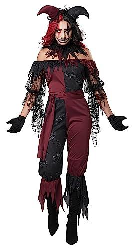 91% DESCUENTO California Costumen Women’s Psycho Jester Halloween Fancy Dress