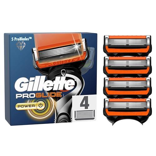 33% DESCUENTO Gillette ProGlide Power Cuchillas de Afeitar Hombre, Paquete de 4 Cuchillas de Recambio (el embalaje puede variar)