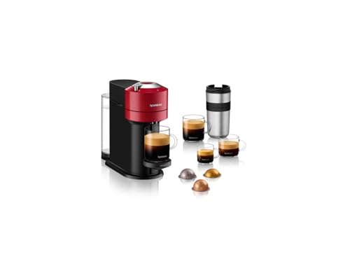 OFERTÓN SUPREMO 67% DESCUENTO Nespresso Krups YY4296FD   Cafetera espresso, color rojo