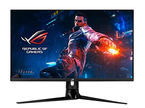 ASUS ROG Swift PG32UQ   Monitor de Gaming, HDMI 2.1, 4K UHD, 144 Hz, IPS, 1 ms, G Sync, DSC, ELMB, Variable Overdrive, DisplayHDR 600, 98% DCI P3, Punto Cuántico, DisplayPort 1.4, Negro