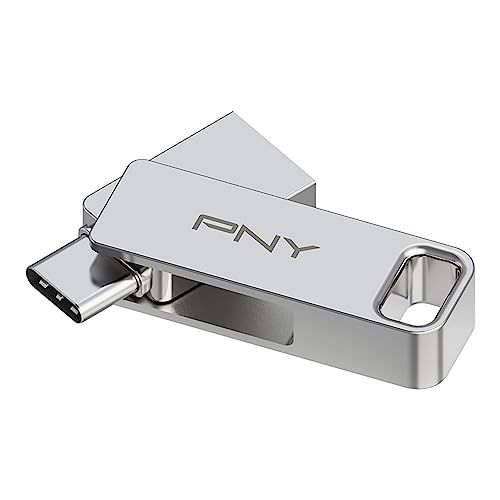 37% DESCUENTO PNY Duo Link de 128GB Unidad Flash Dual USB 3.2 Tipo C para Dispositivos Android y Ordenadores   Almacenamiento móvil Externo para Fotos, vídeos y Mucho más   200 MB/s