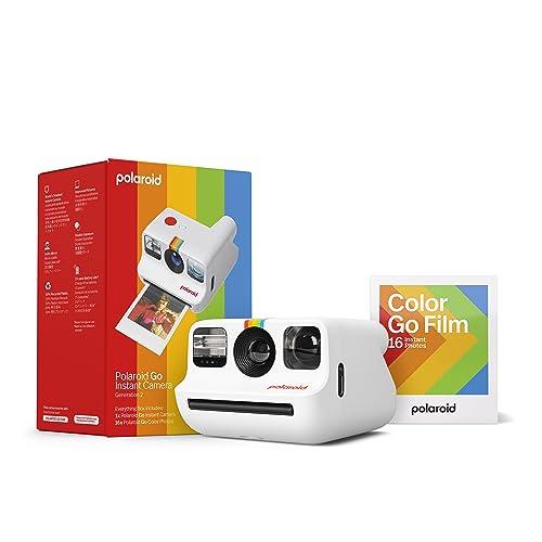 BUENA OFERTA 33% DESCUENTO Everything Box Polaroid Go Generation 2 Camara instantanea y Pack of Film Blanco (6282), Cámara y película