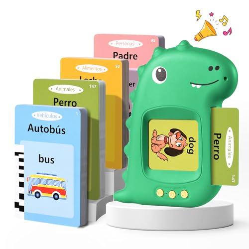 25% DESCUENTO Tarjetas Flash Parlantes Tarjeta Flash Parlante Juguetes Educativos Niños para 3+ Años Flash Parlantes Juguetes de Aprendizaje Tarjetas Parlantes Talking Flash Card (España Verde) (Español Verde)