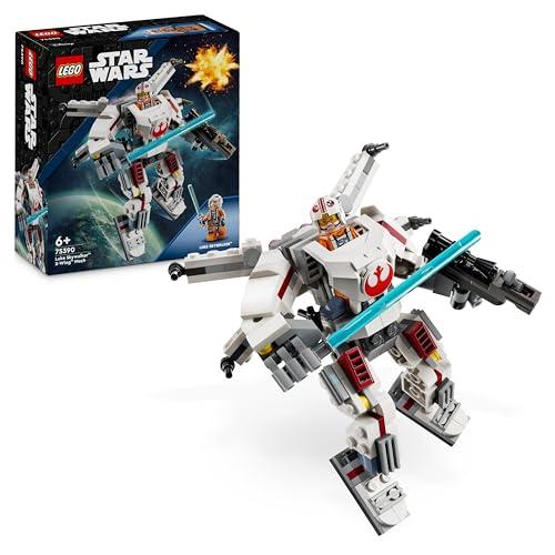 31% DESCUENTO LEGO Star Wars Meca ala X de Luke Skywalker Juguete de Construcción con Minifigura para Coleccionar y Espada Láser, Juego de fantasía y Aventuras, Regalo para Niños y Niñas de 6 Años o Más 75390
