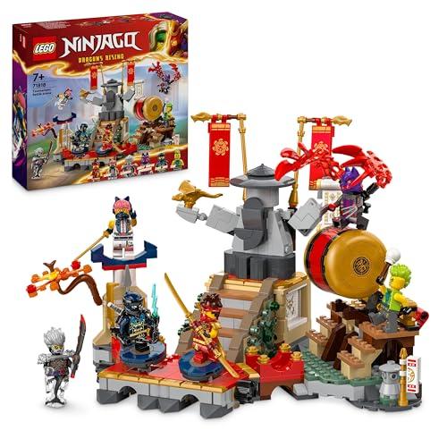 30% DESCUENTO LEGO Ninjago Arena de Batalla del Torneo Juguete Ninja de Construcción con 6 Minifiguras Inc. Kai y Sora, Juego Infantil de Aventura, Regalo de Cumpleaños para Niños y Niñas de 7 Años o Más 71818