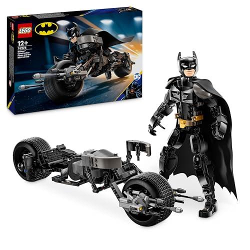 47% DESCUENTO LEGO DC Batman Figura para Construir: Batman y Moto Bat Pod de Juguete, Figuras de Superhéroes de la Película El Caballero Oscuro, Regalo para Niños y Niñas de 12 Años o Más 76273