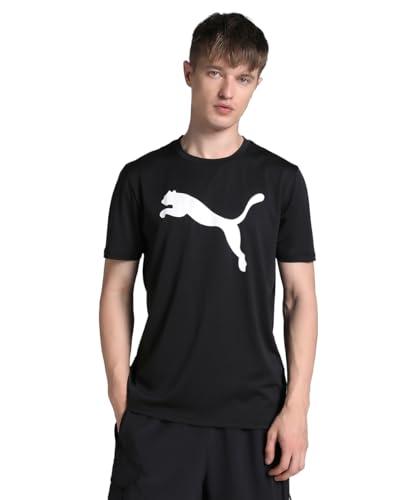 63% DESCUENTO PUMA M TAD Essentials Solid Cat tee (CF Big Cat), Camisetas Unisex Adulto, PUMA Black,