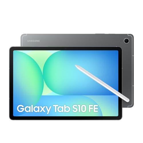 21% DESCUENTO Samsung Galaxy Tab S10 FE 256GB, Tablet Android + S Pen, Galaxy AI, 8GB RAM, Pantalla de 10,9″, Batería de Larga Duración, Gris, Garantía del Fabricante 3 Años + 1 Año Extra