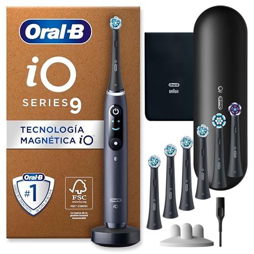 26% DESCUENTO Oral B iO 9 Cepillo de Dientes Eléctrico Negro Con Estuche De Viaje + 7 Cabezales De Recambio Negros Oral B iO