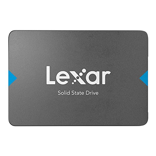 Lexar NQ100 512 GB SSD SATA III (6 GB/s), SSD Interno de 2,5″ hasta 550 MB/s, Unidad de Estado sólido Interna para PC, portátil y de Escritorio (LNQ100X512G RNNNG)