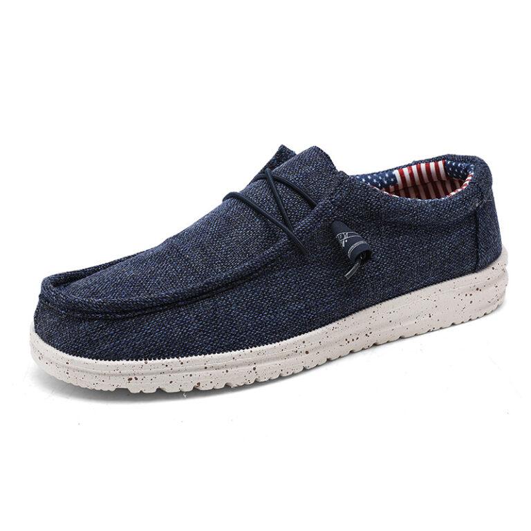 Zapatos Casuales Para Hombre De Lona Cómodos Y Ligeros Transpirables Zapatillas Planas Slip-on Para Conducir Talla Grande 47 | Miravia