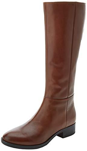 75% DESCUENTO Geox D Felicity D, Botas Mujer, Marrón, 37 EU