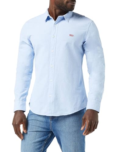 57% DESCUENTO Levi’s Long Sleeve Battery Housemark Slim Camisa, Allure, L Hombre