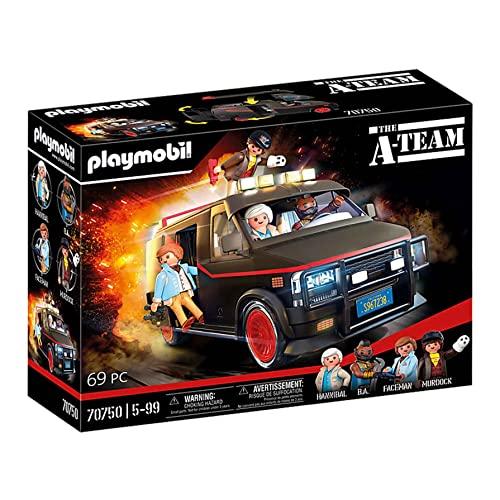 20% DESCUENTO PLAYMOBIL 70750 La Furgoneta del Equipo A, Diseño icónico para Fans, coleccionistas y niños, de 5 a 99 años