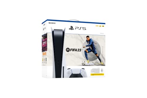 DESCUENTAZO 48% DESCUENTO Sony SON PS5 + FIFA23 Voucher Negro, Blanco Bluetooth/USB Gamepad Analógico/Digital PlayStation 5