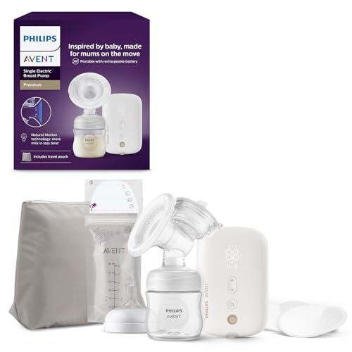 24% DESCUENTO Philips Avent extractor de leche eléctrico sencillo, potencia hospitalaria, motor recargable y silencioso para una experiencia discreta en cualquier lugar, bolsa de viaje, modelo SCF396/31