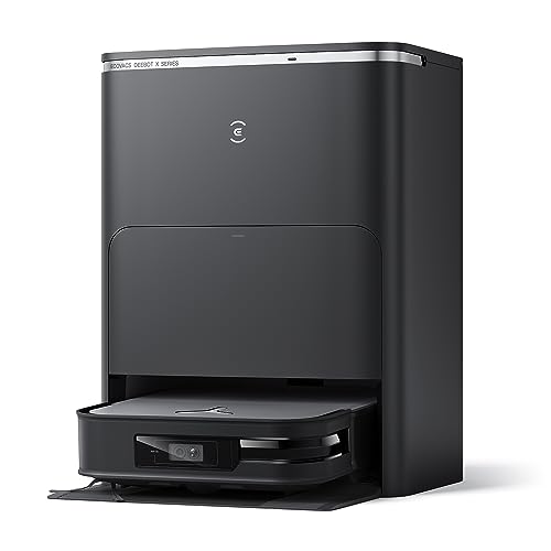 DESCUENTAZO 56% DESCUENTO ECOVACS DEEBOT X2 OMNI, Robot aspirador y fregasuelos con estación todo en uno, potencia de succión 8000 Pa, diseño cuadrado, mopas elevables de 15 mm, lavado de mopas con agua caliente, IA, YIKO