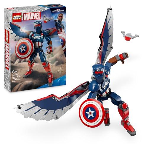 32% DESCUENTO LEGO Marvel Figura para Construir: Nuevo Capitán América de Acción, Juguete de Superhéroes, Regalo de Vengadores para Niños y Niñas de 8 Años o Más, Juego de Acción 76296