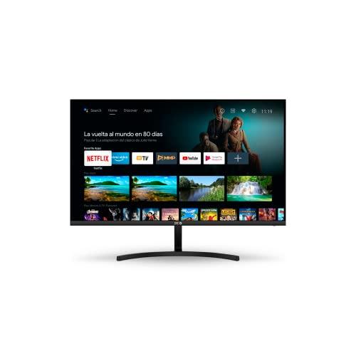 43% DESCUENTO SPC Smart Monitor 27   Monitor Android TV 27” Full HD, Altavoces Integrados, conectividad móvil, diseño Ultrafino, Mando a Distancia y Acceso a Contenido en Streaming (Netflix, Prime Video, Youtube)