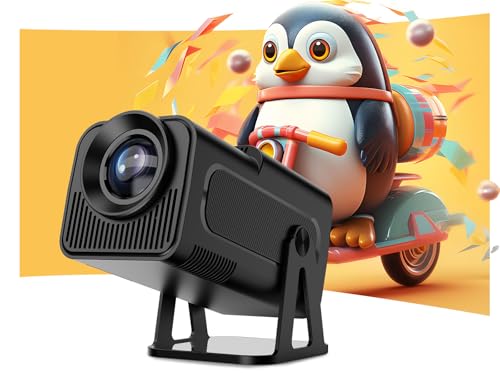 Android 13 Proyector 2025, Mini Proyector Portatil 4K Inteligente 320ANSI con WiFi y Bluetooth, Asistente de Voz ChatGPT, HY320 Mini Proyectores 1080P Nativo de Cine en casa