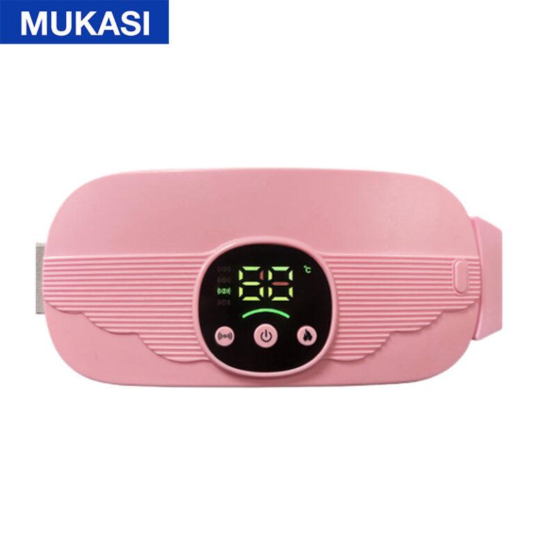 Almohadilla Térmica Menstrual MUKASI, Cinturón Térmico Eléctrico USB, 4 Niveles de Calor y 4 Modos de Masaje, Soporte Lumbar Calentado para Alivio del Dolor Menstrual | Miravia