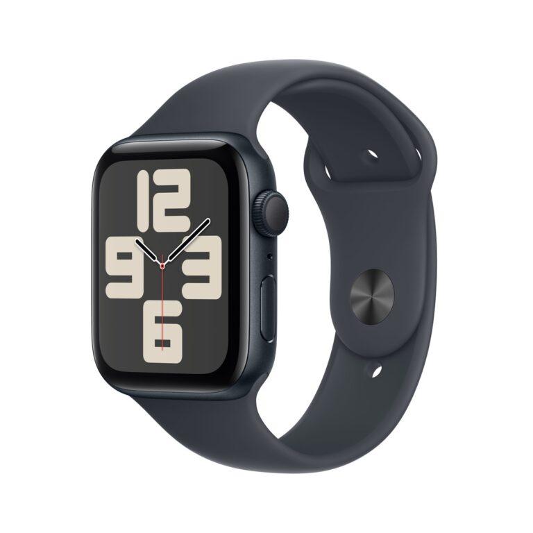 Apple Watch SE GPS 44mm Aluminio Medianoche con correa Deportiva Medianoche S/M (Reacondicionado Grado C) · Apple · El Corte Inglés