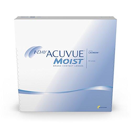 Acuvue 1 DAY ACUVUE MOIST –Reemplazo Diario – protección UV – 90 lentes +1.75 radio 8.5