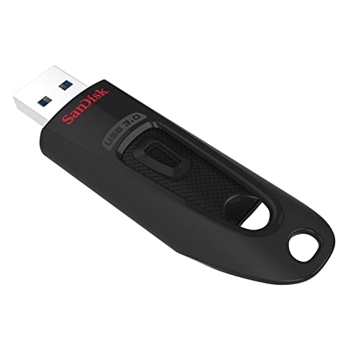 21% DESCUENTO SanDisk Pendrive 64 GB Ultra Memoria flash USB 3.0 hasta 130 MB/s, (SecureAccess Software, Protección de contraseñas) Negro