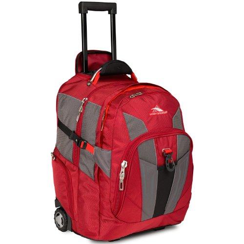 Alta Sierra XBT – Mochila con Ruedas, Unisex, Carmine/Red Line/Black, Talla única