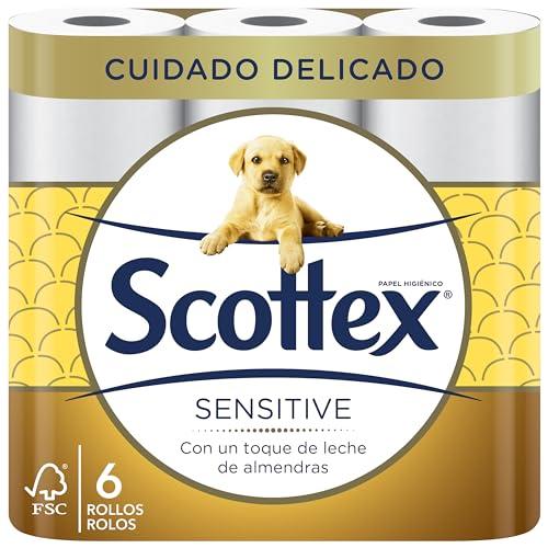 Scottex Sensitive Papel Higiénico Seco 6 rollos
