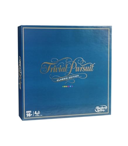 44% DESCUENTO Hasbro Gaming Trivial Pursuit (en Español), Juego de Preguntas para Adolescentes Mayores de 16 Años, Juego de Mesa Multijugador para Fiestas