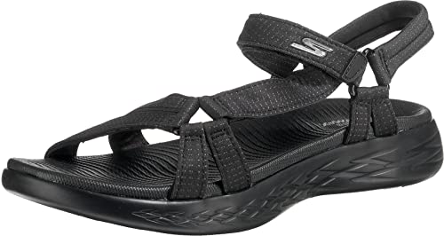 57% DESCUENTO Skechers En Las Sandalias De Las Mujeres De Brillantez IR 600 6 UK/ 39 EU Negro
