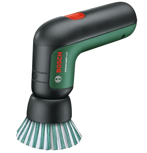 38% DESCUENTO Bosch Verde   Bosch Home and Garden Cepillo de Limpieza eléctrico UniversalBrush (Incluye batería de 3,6 V integrada, 1 Cable Micro USB y 4 Accesorios de Limpieza, en Caja de cartón)