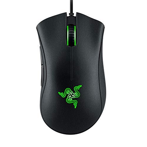 75% DESCUENTO Razer DeathAdder Essential Ratón Gaming con sensor óptico, 6400 DPI (5 botones programables, interruptores mecánicos, agarres laterales de goma), Negro