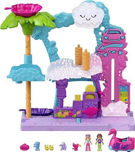 OFERTÓN SUPREMO 72% DESCUENTO Polly Pocket Pollyville Flamingo Fun Car Wash Playset