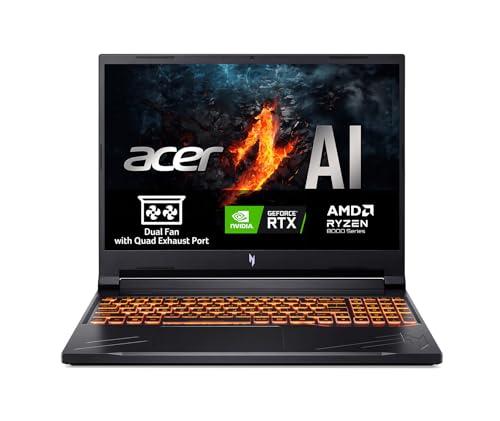 Acer Nitro V 16 ANV16 41 R1U0   Ordenador Portátil Gaming 16″ WUXGA IPS 165Hz (AMD Ryzen 7 8845HS, 16GB RAM, 1TB SSD, NVIDIA GeForce RTX 4060, Sin Sistema Operativo) Color Negro   Teclado QWERTY