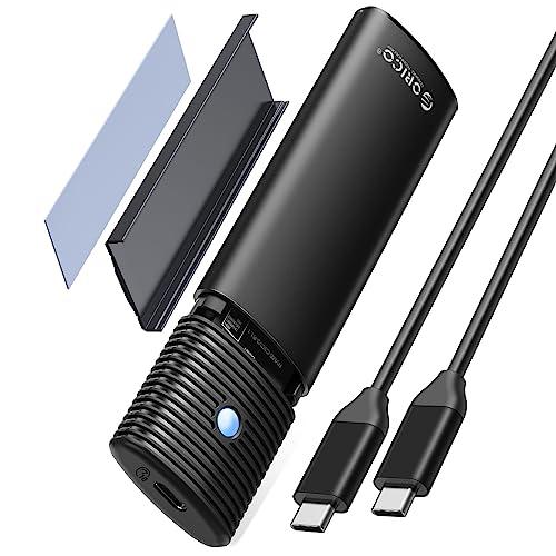 36% DESCUENTO ORICO Carcasa SSD M2 NVMe SATA, Carcasa M.2 10Gbps NVMe USB 3.2 Gen 2, 5Gbps NGFF SATA, Caja M2 Compatible con 2230/2242/2260/2280, Adaptador M2 Sin Herramientas, UASP  PWDM2G2 BK