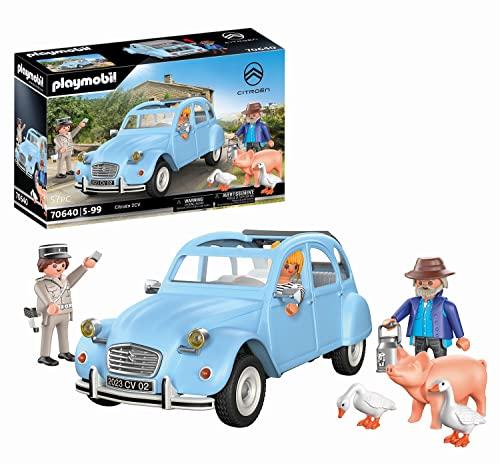 48% DESCUENTO PLAYMOBIL Classic Car 70640 Citroën 2 CV, Dos Caballos con Capota extraíble, Pieza de colección para los Aficionados de los Coches, Juguete para coleccionistas y niños a Partir de 5 años