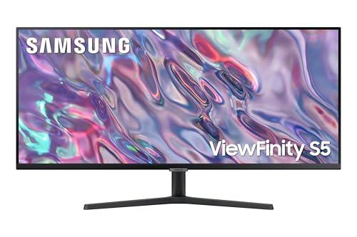 51% DESCUENTO SAMSUNG LS34C502GAUXEN   Monitor 34″ ViewFinity S5 S50GC, Ultra WQHD, 3440 x 1440, 21:9, HDR10, Certificado TUV (Eye Care), PBP/Pip, Tasa refresco 100Hz, AMD FreeSync, Diseño sin Bordes, Negro