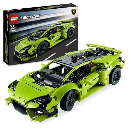 LEGO 42161 Technic Lamborghini Huracán Tecnica, Kit de Maqueta de Construcción de Coche de Carreras de Juguete para Niños, Niñas y Aficionados al Motor, Idea de Regalo Coleccionable