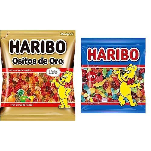 DESCUENTAZO 47% DESCUENTO HARIBO 0008001 Ositos De Oro, Frutas Mezcladas, 1000 Gramo & Aventura Mix, 1 x 1,00 Kg