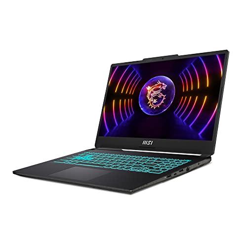 Msi Cyborg 15 A13VE 840XES Ordenador Portátil Gaming 15.6″ FHD 144Hz (Intel Core i5 13420H, 16GB RAM, 512GB SSD, RTX 4050 6GB, Sin Sistema Operativo) Negro Traslucido, Teclado QWERTY Español