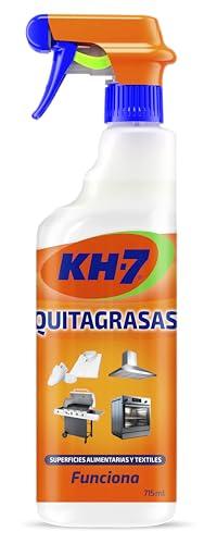 KH 7 Quitagrasas, Desengrasante | Elimina sin esfuerzo la Grasa y Suciedad | Aplícalo en la Cocina, Ropa, Exterior o Vehículos | Apto para todas las Superficies y Tejidos | Pulverizador 715ml.