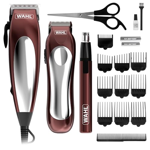 25% DESCUENTO Wahl Home Pro Combo 3en1, set de regalo de cortapelos, cortapelos para hombre, afeitadora con cable, cortabarbas para hombre, recortadora de barba, recorte personal, set de cuidado personal masculino